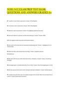 NURS 5432 EXAM PREP TEST BANK&NewLine;QUESTIONS AND ANSWERS GRADED A&plus;