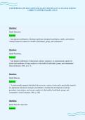 CERTIFIED HEALTH EDUCATION SPECIALIST UPDATED ACTUAL EXAM QUESTIONS CORRECT ANSWERS GRADED A PLUS&period;pdf&NewLine;&NewLine;