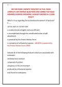 BIO 320 EXAM 1 NEWEST 2026&sol;2027 ACTUAL EXAM &NewLine;COMPLETE 100 VERIFIED QUESTIONS AND CORRECT DETAILED &NewLine;ANSWERS &lpar;VERIFIED ANSWERS&rpar; &vert;ALREADY GRADED A&plus;&vert;&vert;SURE &NewLine;PASS&excl;&excl;&excl;