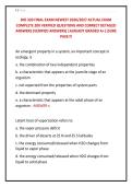 BIO 320 FINAL EXAM NEWEST 2026&sol;2027 ACTUAL EXAM &NewLine;COMPLETE 200 VERIFIED QUESTIONS AND CORRECT DETAILED &NewLine;ANSWERS &lpar;VERIFIED ANSWERS&rpar; &vert;ALREADY GRADED A&plus;&vert;&vert;SURE &NewLine;PASS&excl;&excl;&excl;