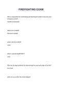 Firefighting Exam Study Guide &vert; Firefighter Certification Practice Questions&comma; Fire Behavior&comma; Fire Suppression&comma; Rescue Operations & Emergency Response Exam Prep