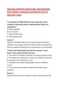 CEBS GBA 2 PRACTICE EXAM GUIDE&colon; 200 QUESTIONS WITH CORRECT ANSWERS & RATIONALES FOR THE 2026&sol;2027 EXAM