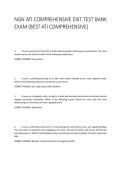 NGN ATI Comprehensive Exit Exam Test Bank Study Guide &vert; ATI RN Comprehensive Predictor&comma; Next Gen NCLEX &lpar;NGN&rpar; Practice Questions&comma; Clinical Judgment & Nursing Exam Review