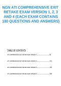 ATI Comprehensive Exit Retake Exam V4 Study Guide &vert; ATI RN Exit Exam Practice Questions&comma; Comprehensive Predictor Review&comma; NCLEX Preparation & Nursing Exam Success Resource