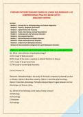 PORTAGE PATHOPHYSIOLOGY &lpar;NURS 231 &sol; BIOD 331&rpar; MODULES 1-10 &NewLine;COMPREHENSIVE PRACTICE EXAM LATEST  &NewLine;2026&sol;2027 EDITION