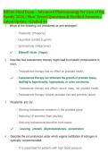 NR 566 Final Exam &ndash; Advanced Pharmacology for Care of the Family 2026&sol;2027 &vert; Most Tested Questions & Verified Answers &vert; Latest Update &vert; Graded A&plus;
