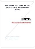 HESI 799 RN Exit Exam Study Guide &vert; Comprehensive Nursing Practice Questions&comma; NCLEX-RN Review&comma; HESI Exit Assessment Preparation & Exam Success Resource