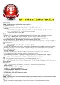 NUR 265  EXAM  &vert; VERIFIED &vert; UPDATED 2026