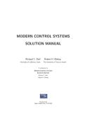 Modern Control Systems 11th Edition Test Bank & Study Guide &vert; Richard C&period; Dorf&comma; Robert H&period; Bishop&comma; Control Systems Engineering Practice Questions & Exam Preparation