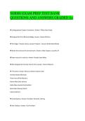 SGRHO EXAM REVIEW TESTED&NewLine;QUESTIONS FULL SOLUTION ALREADY&NewLine;PASSED