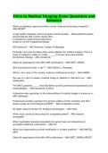 Intro to Medical Imaging Exam Questions and Answers