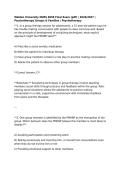 Walden University NURS 6650 Midterm Exam & Final Exam &lpar;pdf&rpar; &vert; 2026&sol;2027 &vert; Psychotherapy Groups & Families &vert; Psychotherapy