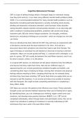 Cognitive Behavioural Therapy