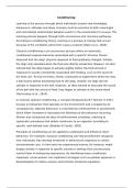 Conditioning - Social Work