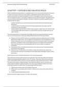 Samenvatting neuropsychology  &vert; KU Leuven &vert; 2025&sol;26