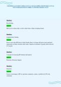 CERTIFIED LACTATION CONSULTANT CLC EXAM COMPILATION BUNDLE ACTUAL TEST PAPER QUESTIONS CORRECT ANSWERS GRADED A PLUS&period;pdf&NewLine;&NewLine;