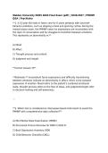 Walden University NURS 6660 Final Exam &lpar;pdf&rpar; &vert; 2026&sol;2027 &vert; PMHNP Q&A &vert; Psychiatry
