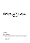 NNAAP Nurse Aide Practice Written Exam 1 PDF &vert; CNA Certification Exam Questions & Answers &vert; Nurse Assistant Study Guide