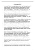 Functionalist Theory