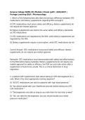 Geneva College NURS 251 Module 2 Exam &lpar;pdf&rpar; &vert; 2026&sol;2027 &vert; Portage Learning Q&A &vert; Pharmacology