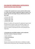 ACLS 2026&sol;2027 COMPREHENSIVE CERTIFICATION & RECERTIFICATION EXAM PREP BANK