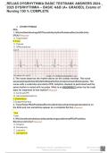 Relias Dysrhythmia Basic Test Bank &vert; ECG Interpretation Questions & Answers &vert; Cardiac Nursing Exam Prep