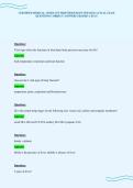 CERTIFIED MEDICAL ASSISTANT PREP RESOURCES UPDATED ACTUAL EXAM QUESTIONS CORRECT ANSWERS GRADED A PLUS&period;pdf&NewLine;&NewLine;