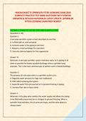 MASSACHUSETTS SPRINKLER FITTER LICENSING EXAM 2026 &NewLine;COMPLETE PRACTICE TEST BANK QUESTIONS WITH VERIFIED &NewLine;ANSWERS & DETAILED RATIONALES LATEST UPDATE &vert;SPRINKLER &NewLine;FITTER LICENSING EXAM PREP NEWEST 