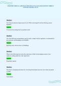 CERTIFIED MEDICAL ASSISTANT UPDATED ACTUAL EXAM QUESTIONS CORRECT ANSWERS GRADED A PLUS&period;pdf&NewLine;&NewLine;