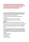 ANCC NURSE EXECUTIVE CERTIFICATION EXAM &lpar;NEBC&rpar; PRACTICE QUESTION BANK &ndash; 200 HIGH-YIELD QUESTIONS COVERING ALL AONL CORE COMPETENCIES WITH DETAILED RATIONALES&comma; CORRECT ANSWERS&comma; AND STRATEGIC TEST-TAKING INSIGHTS