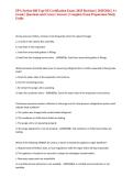 EPA Section 608 Type III Certification Exam &lpar;2025 Revision&rpar; &vert; 2025&sol;2026 &vert; A&plus; Grade &vert; Questions and Correct Answers &vert; Complete Exam Preparation Study Guide&NewLine;