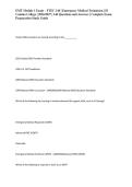 EMT Module 1 Exam &ndash; FTEC 144 &vert; Emergency Medical Technician &vert; El Camino College &vert; 2026&sol;2027 &vert; 144 Questions and Answers &vert; Complete Exam Preparation Study Guide&NewLine;