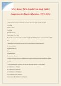 NCAL Kaiser EKG Actual Exam Study Guide &vert; Comprehensive Practice Questions &lpar;2025&ndash;2026&rpar;