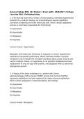 Geneva College BIOL 331 Module 1 Exam &lpar;pdf&rpar; &vert; 2026&sol;2027 &vert; Portage Learning Q&A &vert; Pathophysiology