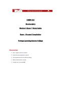 BioChem 210 Module 3 Exam &lpar;2026 &sol; 2027&rpar; &lpar;PDF&rpar; &vert; Portage Learning&NewLine;