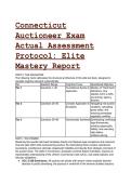 2026&sol;2027 S-Tier Connecticut Auctioneer Exam Test Bank &vert; 50&plus;  Actual Assessment Questions & Answers &vert; UCC 2-328&comma; Real Estate & Fiduciary Law Mastery