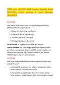 CAPM Exam QUESTION Bank &vert; Most Frequently Tested &NewLine;QUESTIONs&comma; Correct Answers & Expert Rationales &NewLine;&lpar;2026&sol;2027&rpar; 