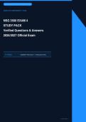 NSG 3500 Exam 4 Maternal Health Nursing Actual Exam 2026&sol;2027 &ndash; 100&percnt; Verified &vert; Detailed Rationales &ndash; Pass Guaranteed &ndash; A&plus; Graded