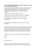 Geneva College BIOL 331 Module 5 Exam &lpar;pdf&rpar; &vert; 2026&sol;2027 &vert; Portage Learning Q&A &vert; Pathophysiology