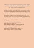 SSCP DOMAIN-BASED PRACTICE QUESTIONS &vert; SYSTEMS SECURITY CERTIFIED PRACTITIONER &vert; LATEST UPDATE 2026&sol;2027 &vert; ACTUAL EXAM &vert; EXAM REVIEW &vert; 100&percnt; CORRECT ANSWERS &vert; VERIFIED SOLUTIONS