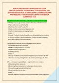 NORTH CAROLINA FORESTER REGISTRATION EXAM  &NewLine;PRACTICE QUESTIONS ACCURATE REAL EXAM QUESTIONS AND &NewLine;ANSWERS WITH DETAILED RATIONALES EACH &vert; CURRENTLY TESTING &NewLine;AND FREQUENTLY TESTED VERSIONS &vert; EXPERT VERIFIED FOR  &NewLine;GUARANTEED PASS 