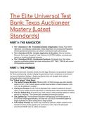 2026&sol;2027 Texas Auctioneer License Exam Prep&colon; The Elite Universal Test Bank &lpar;55&plus; Q&A&rpar; &vert; TDLR & UCC Mastery