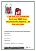 CLTM & EEG Board Prep Exam &vert; 350&plus; Practice Questions & Verified Answers &vert; Clinical Neurophysiology&comma; EEG Interpretation&comma; Epilepsy Syndromes & Long-Term Monitoring &vert; ABRET CLTM & EEG Certification