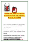 Illinois BOF State Firefighter Certification Exam &vert; 300&plus; Practice Questions & Verified Answers &vert; Fire Suppression&comma; Hazardous Materials&comma; SCBA&comma; Rescue&comma; NFPA & Fireground Operations