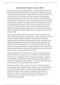 Rational Emotive Behaviour Therapy &lpar;REBT&rpar; 