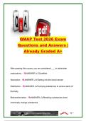 Colorado QMAP Certification Exam &vert; 200&plus; Practice Questions & Verified Answers &vert; Medication Administration&comma; Dosage Calculations&comma; Medication Safety