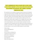 CISSP COMPREHENSIVE MOCK EXAMINATION &vert; STUDY GUIDE &vert; LATEST UPDATE 2026&sol;2027 &vert; ACTUAL EXAM &vert; PRACTICE QUESTIONS AND ANSWERS &vert; EXAM REVIEW &vert; 100&percnt; CORRECT ANSWERS &vert; VERIFIED SOLUTIONS