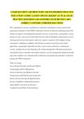 CISSP SECURITY ARCHITECTURE AND ENGINEERING PRACTICE TEST &vert; STUDY GUIDE &vert; LATEST UPDATE 2026&sol;2027 &vert; ACTUAL EXAM &vert; PRACTICE QUESTIONS AND ANSWERS &vert; EXAM REVIEW &vert; 100&percnt; CORRECT ANSWERS &vert; VERIFIED SOLUTIONS