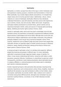 Spirituality in Social Work