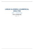 Linear Algebra and Its Applications - Complete Course Notes & Exam Guide